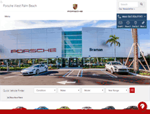 Tablet Screenshot of bramanporsche.com